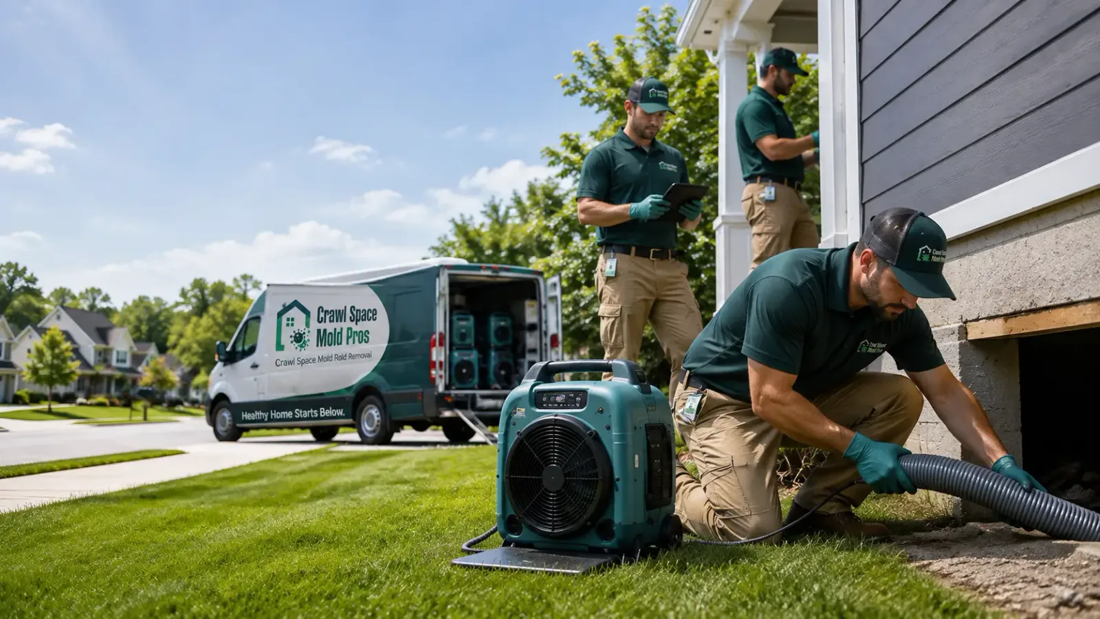 Crawl Space Mold Removal in Diboll, TX